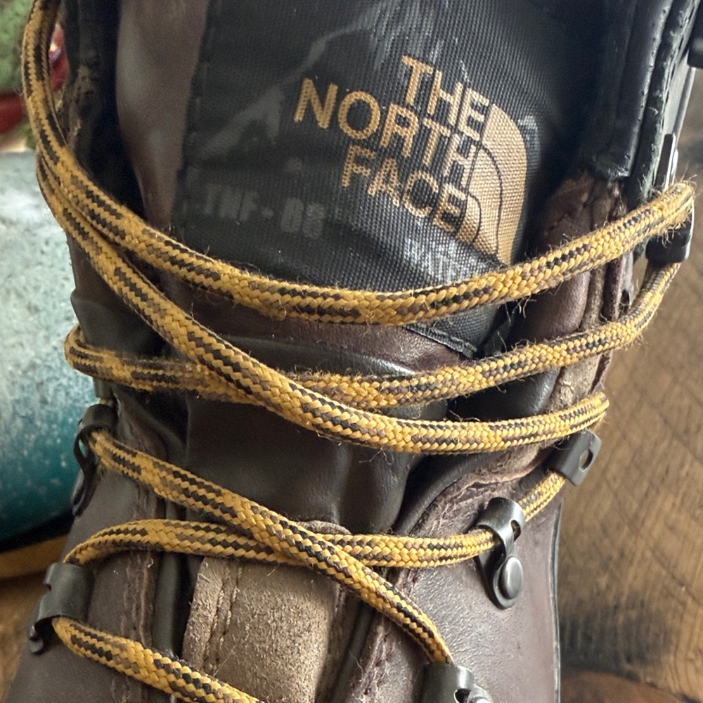 The North Face Brown Leather Hiking Boots – GORE-TEX – Good Condition - Picture 7 of 12
